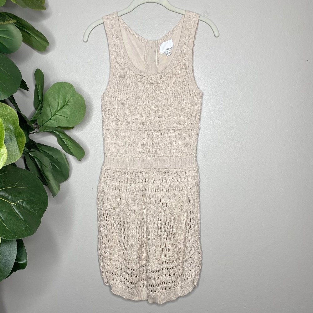 Greylin by Anthropologie crochet dress